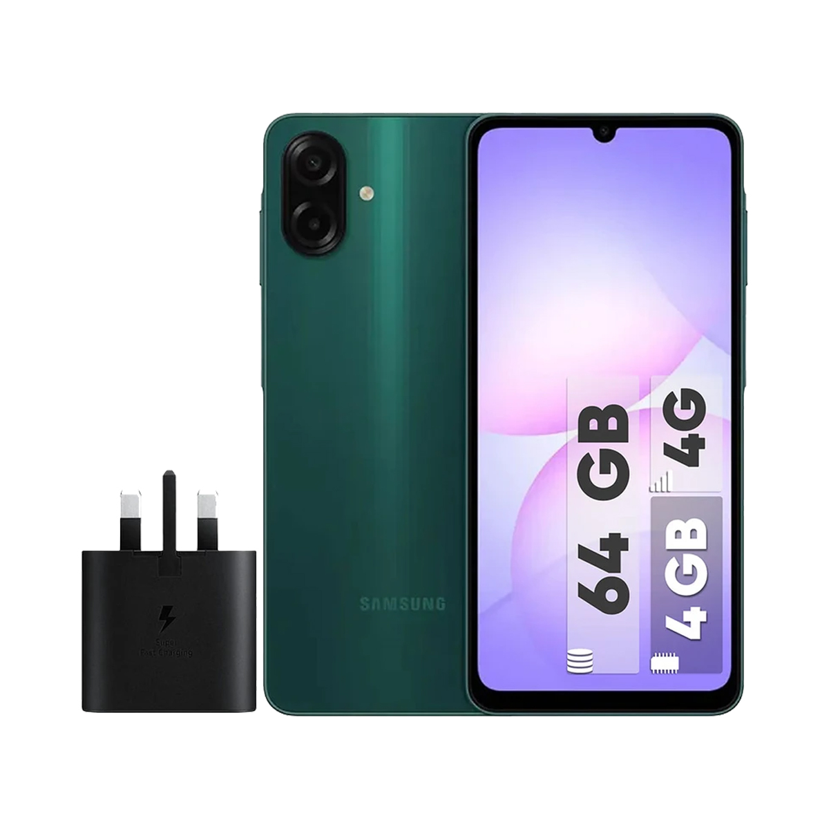 گوشی موبايل سامسونگ مدل Galaxy A07 4G ظرفیت 64 گیگابایت رم 4 گیگابایت - همراه شارژر