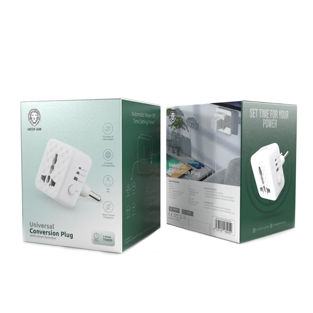 محافظ برق تایمردار گرین لاین مدل GNUCONEUPLWH